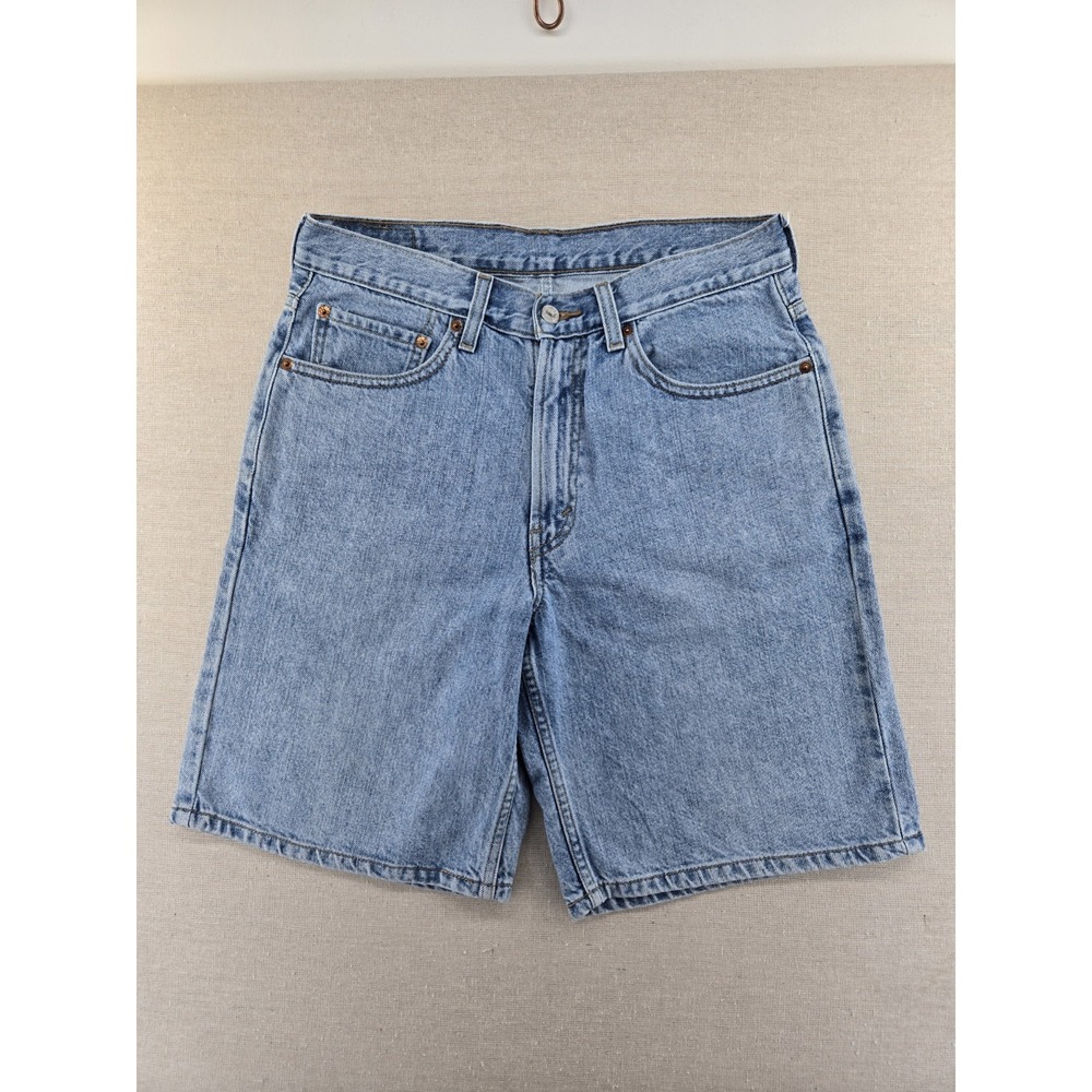 Vintage Levi's 550 Mens 32 Relaxed Baggy Jorts Light Wash Y2K Denim Shorts